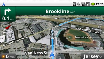 Google GPS Navigator for Android 2.0.